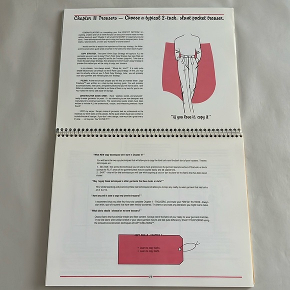 NWT Copy Creations BOOK 1989 Copy Your Own Clothes That Fit Make Patterns Sewing - Picture 13 of 17